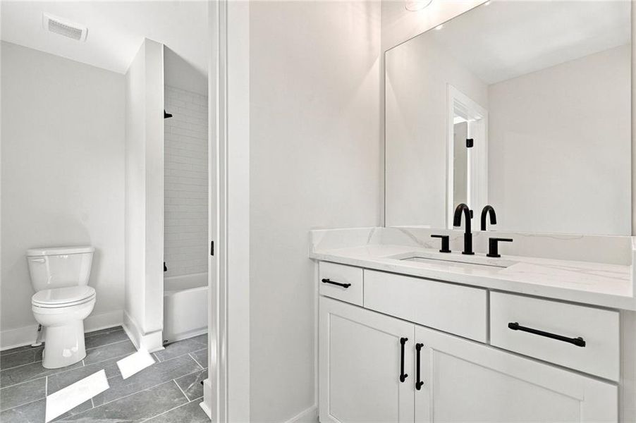 Furnished interior view inside a new home in , Marietta (Image 10).