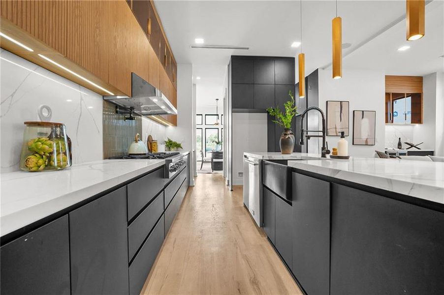 Furnished interior view inside a new home in , Atlanta (Image 14). Furnished interior view inside a new home in , Atlanta (Image 14).