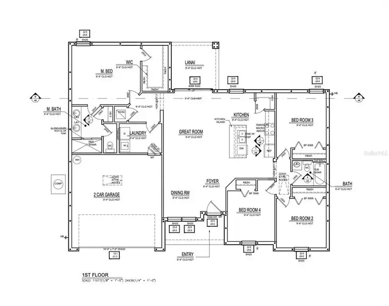 2D floor plan layout of this home in , Citrus Springs, FL (Image 3).