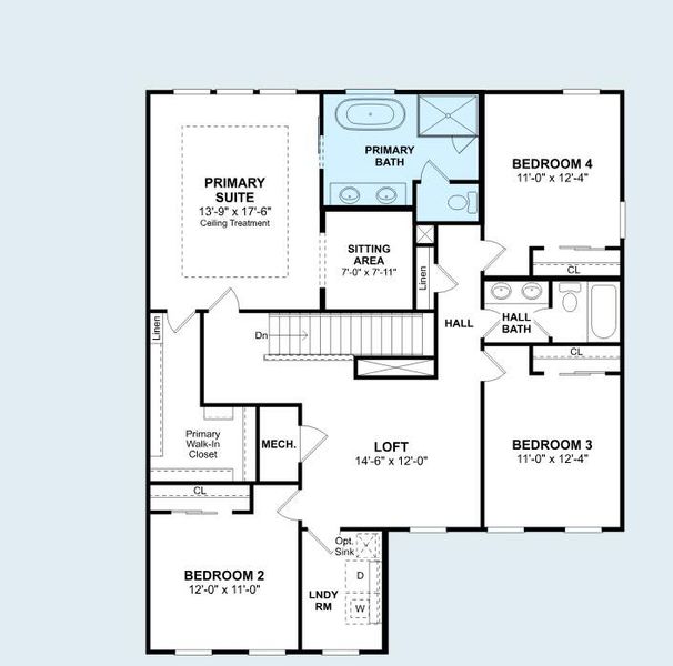 2D floor plan layout of this home in Stono Village, Hollywood, SC (Image 4). 2D floor plan layout of this home in Stono Village, Hollywood, SC (Image 4).