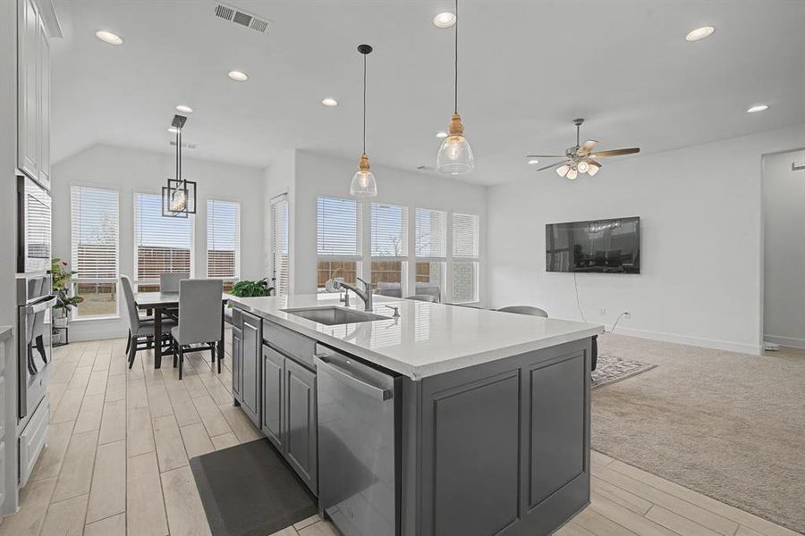 Furnished interior view inside a new home in North Sky, Celina (Image 17).