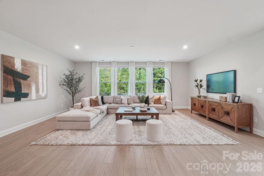 Furnished interior view inside a new home in , Charlotte (Image 13).