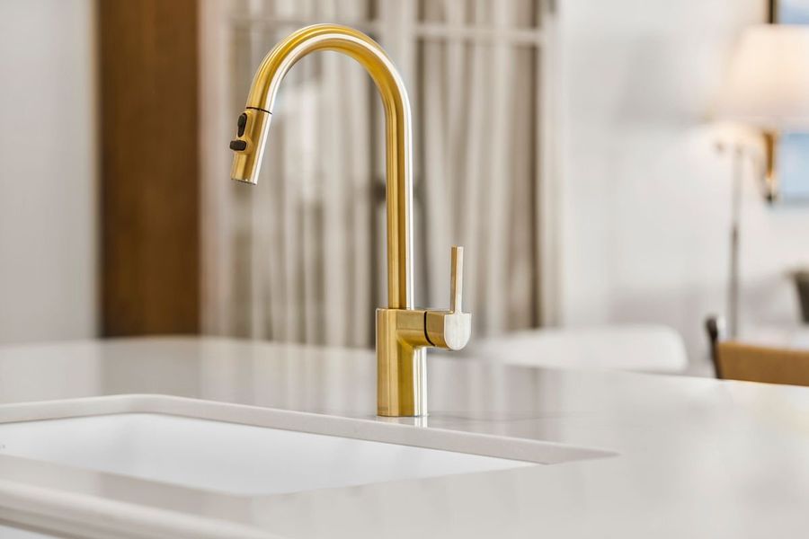 Brushed gold faucets Brushed gold faucets
