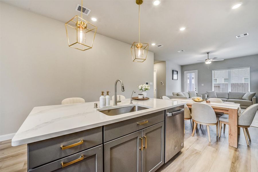 Furnished interior view inside a new home in , Houston (Image 26).