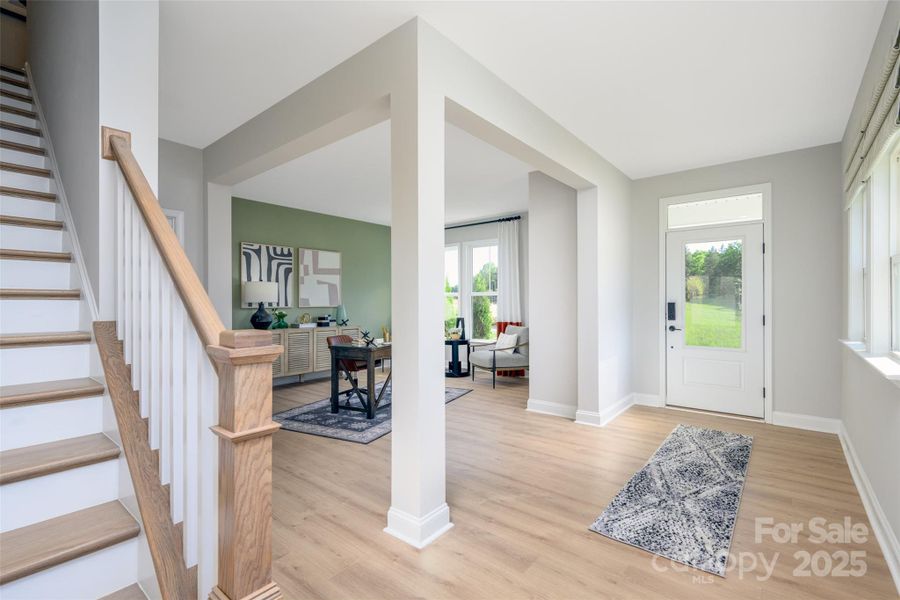 Furnished interior view inside a new home in North Creek Village, Huntersville (Image 8).