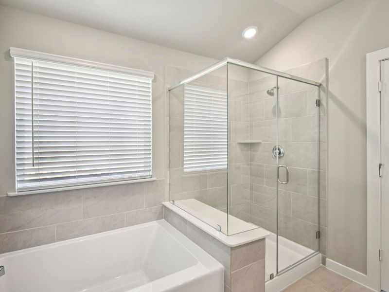 Furnished interior view inside a new home in Riviera Pines - Classic Series, Huffman (Image 10).