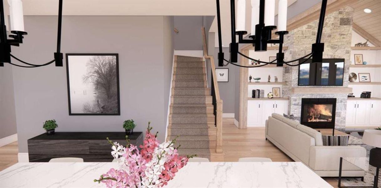 Furnished interior view inside a new home in , Franklin (Image 32).