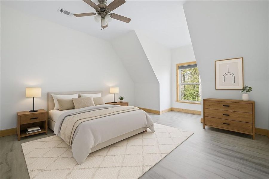 Furnished interior view inside a new home in , Talking Rock (Image 14).