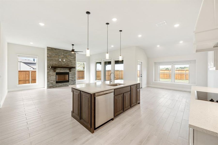 Furnished interior view inside a new home in Mockingbird Hills, Joshua (Image 10).