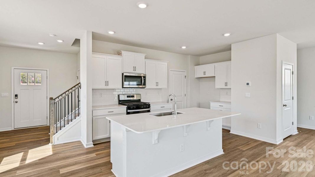Furnished interior view inside a new home in Clark Creek Landing, Lincolnton (Image 7).