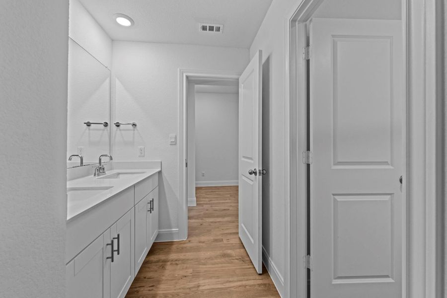 Furnished interior view inside a new home in Railhead, Cedar Creek (Image 6). Furnished interior view inside a new home in Railhead, Cedar Creek (Image 6).