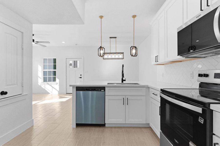 Furnished interior view inside a new home in , Houston (Image 13).