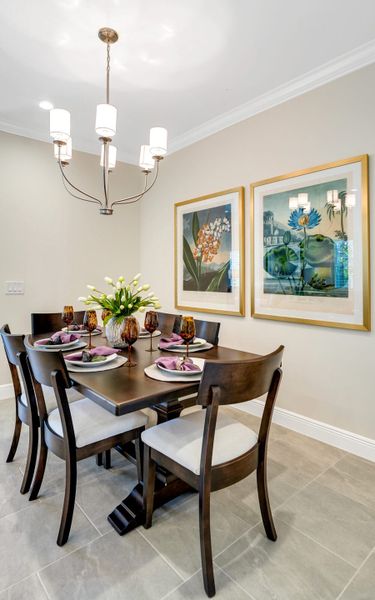 Representative furnished interior of a home built from the Dream 2 by Neal Communities in SkySail, Naples (Image 10).