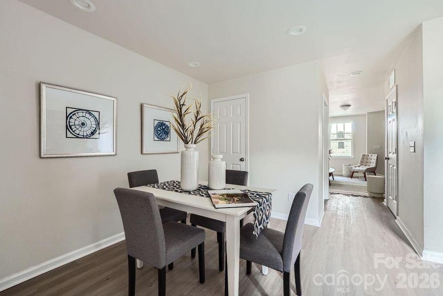 Furnished interior view inside a new home in , Charlotte (Image 10).