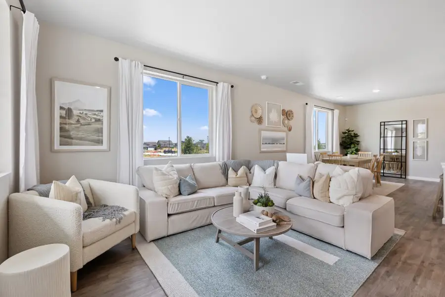 Representative furnished interior of a home built from the Biscayne by Risewell Homes in Spring Valley, Longmont (Image 12).
