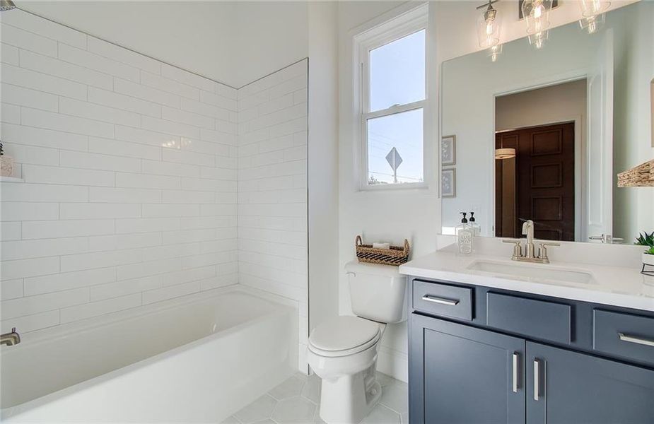 Furnished interior view inside a new home in Courtyards at Traditions, Cumming (Image 4).