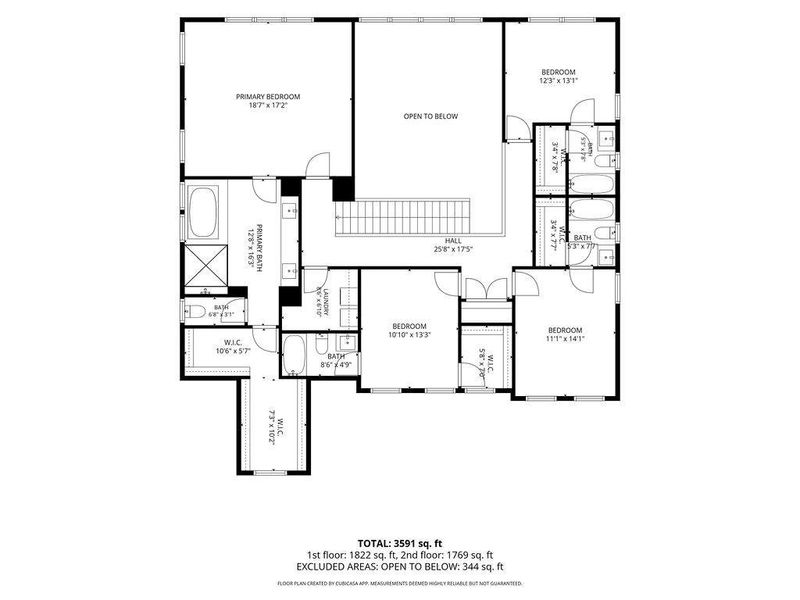 2D floor plan layout of this home in , Woodstock, GA (Image 6).