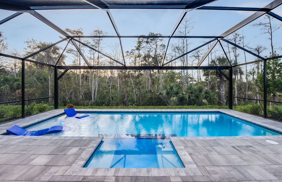 Soak up the sun in your screened-in lanai