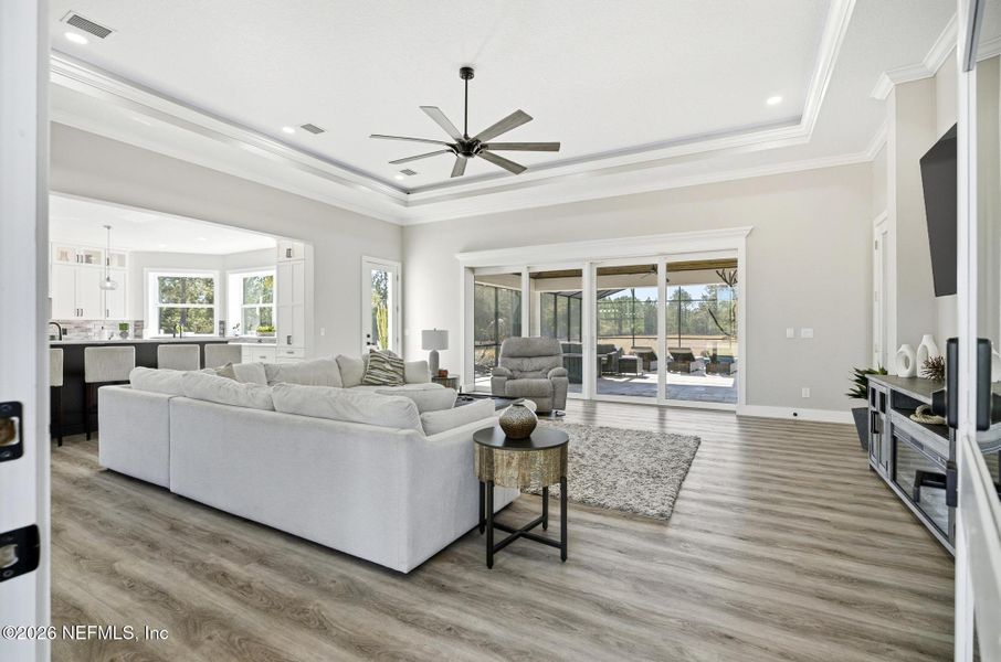 Furnished interior view inside a new home in , Palm Coast (Image 16). Furnished interior view inside a new home in , Palm Coast (Image 16).