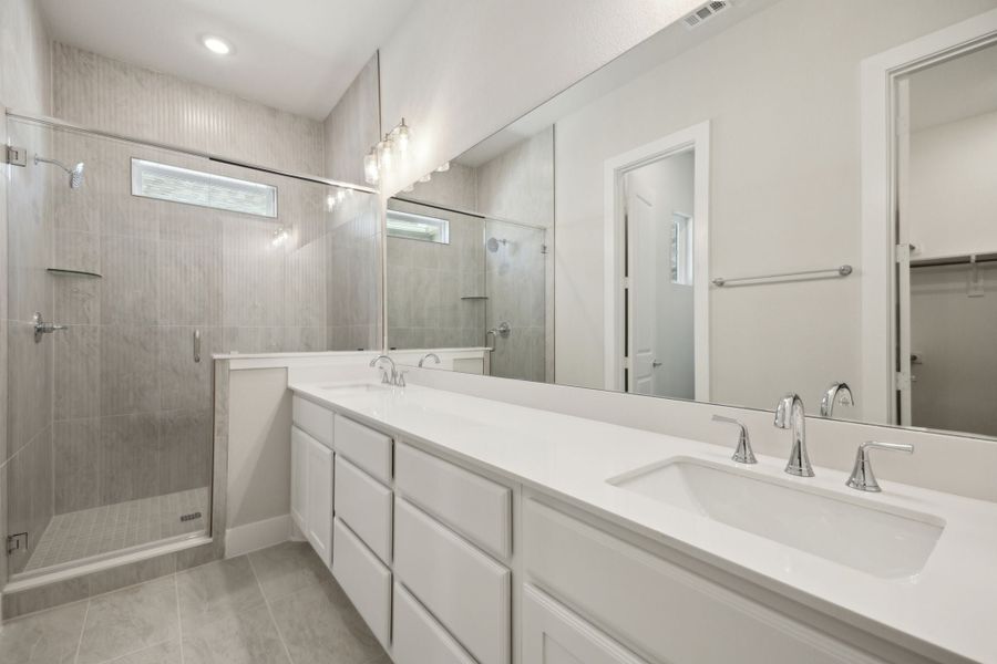 Furnished interior view inside a new home in Newman Village Townhomes, Frisco (Image 9).