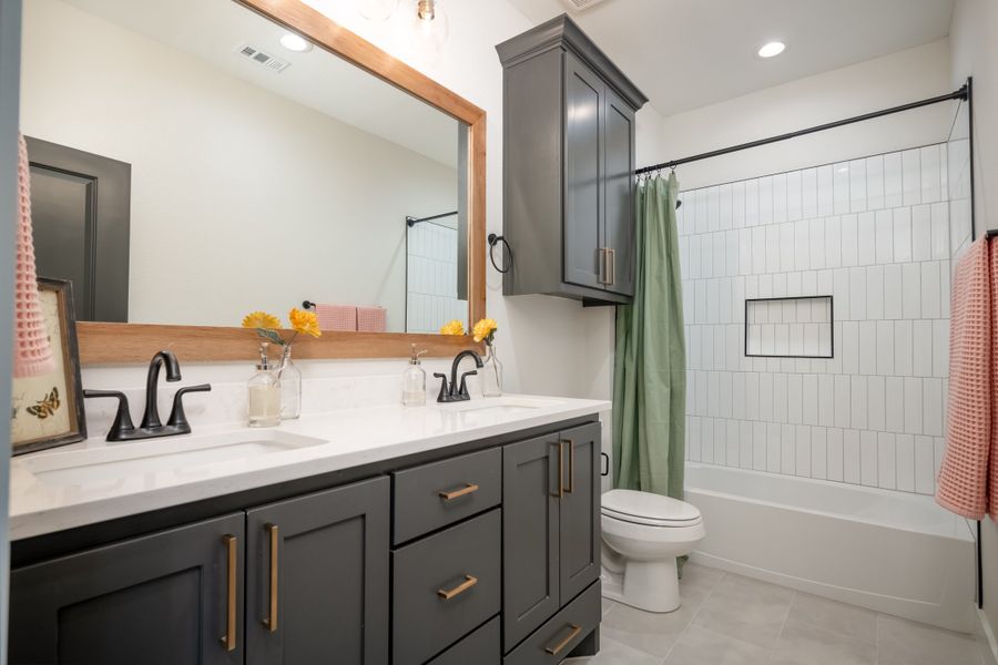 Representative furnished interior of a home built from the The Lydia by Reece Homes in Traditions, Bryan (Image 14).