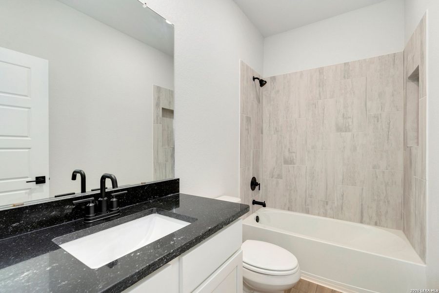 Furnished interior view inside a new home in Hightop Ridge, Converse (Image 6).