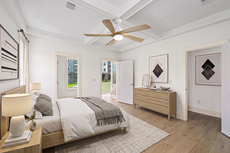 Furnished interior view inside a new home in , Charleston (Image 6).