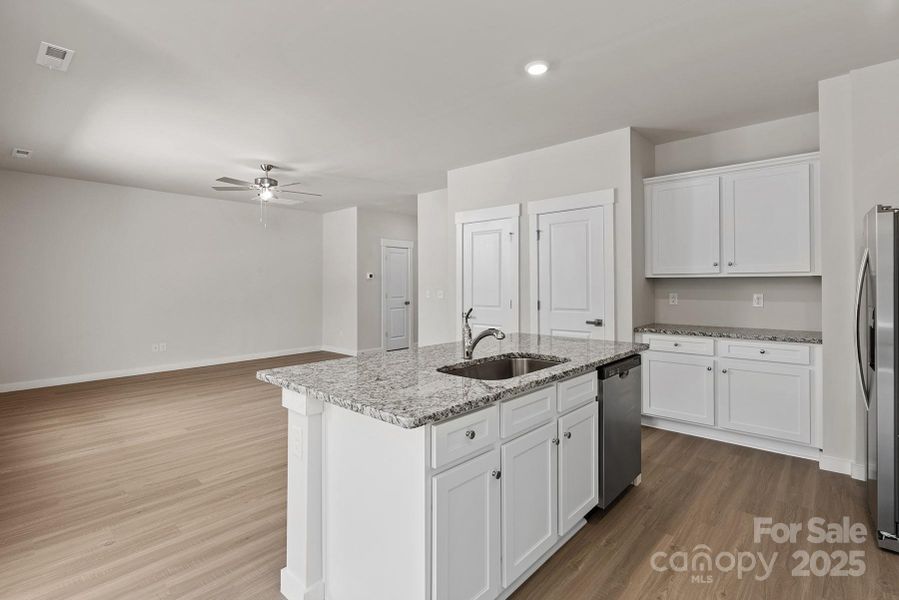 Furnished interior view inside a new home in , Winston-Salem (Image 7).