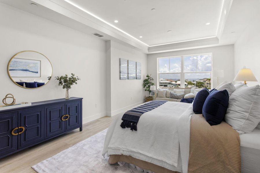 Furnished interior view inside a new home in , Tierra Verde (Image 32).