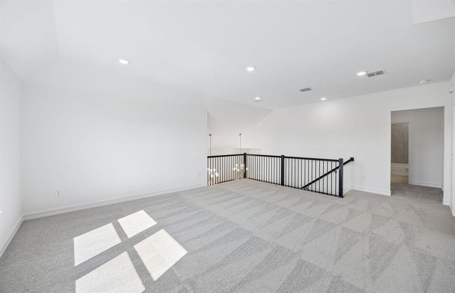 Game room on second level