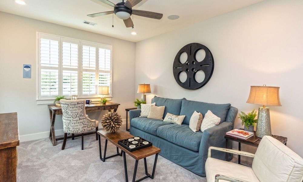 Representative furnished interior of a home built from the Marin by Classica Homes in McLean - Hunts Point, Belmont (Image 45).