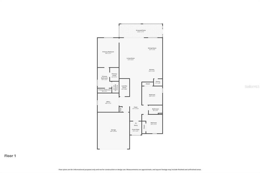 2D floor plan layout of this home in , Apollo Beach, FL (Image 5).