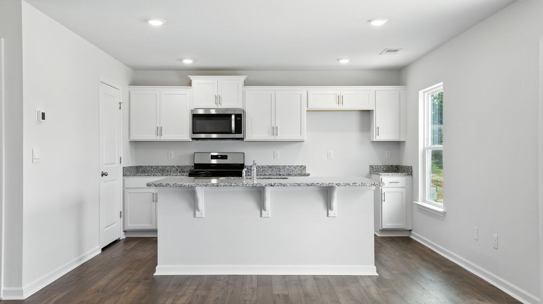 Furnished interior view inside a new home in Treemont Commons, Wellford (Image 7). Furnished interior view inside a new home in Treemont Commons, Wellford (Image 7).