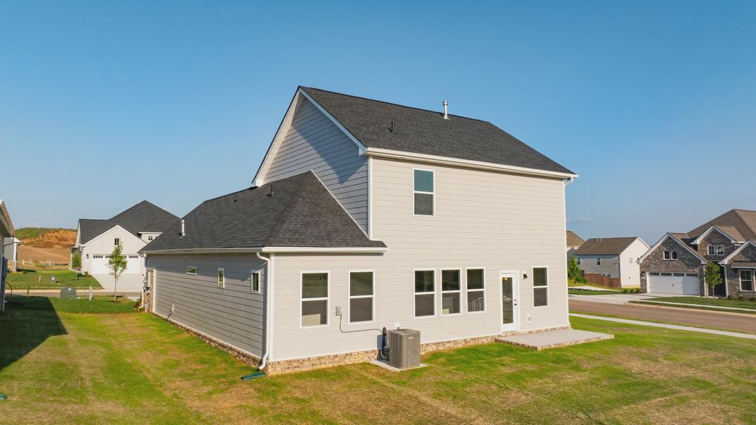 Exterior details and patio area of a home in McClure Farms, Columbia (Image 32).