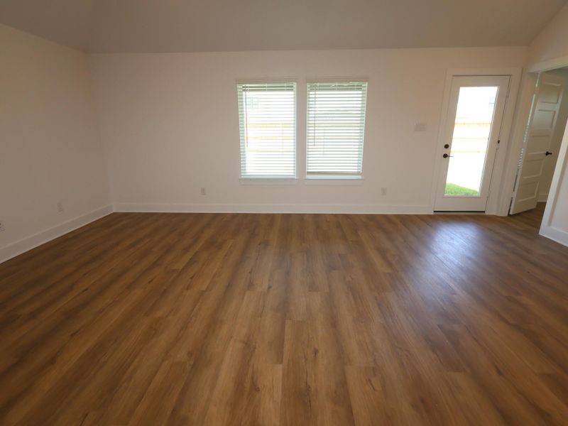 Spacious, unfurnished interior of a new home in Hallimore Ranch, Rosenberg (Image 26). Spacious, unfurnished interior of a new home in Hallimore Ranch, Rosenberg (Image 26).