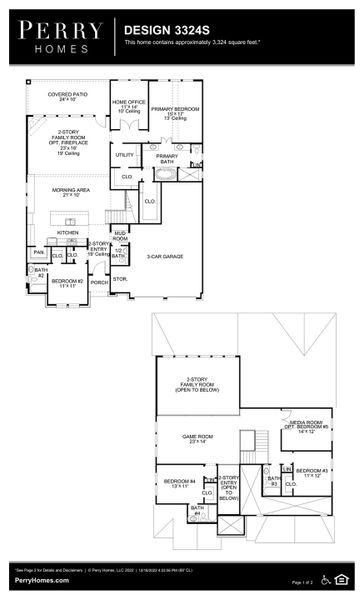 Floor Plan for 3324S