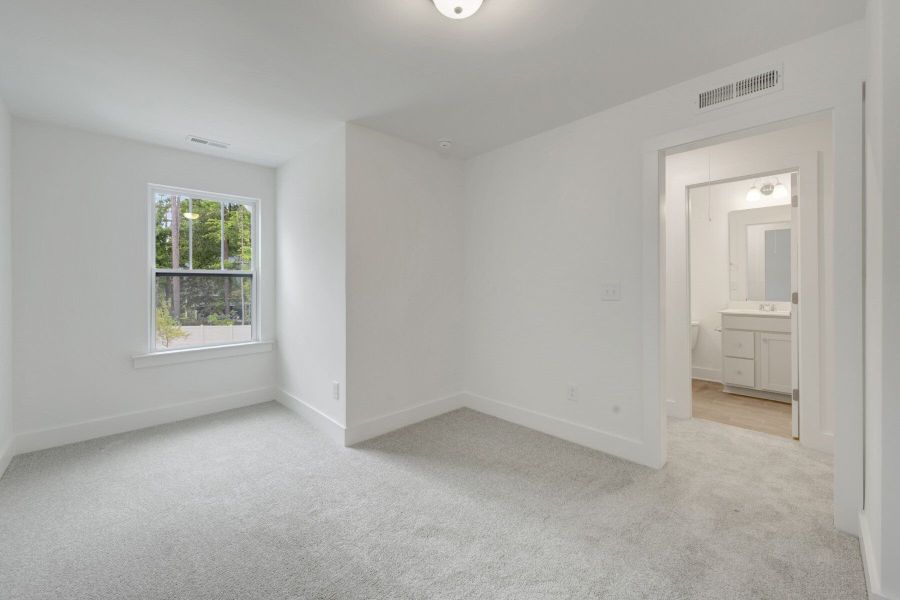 Representative unfurnished interior of a home built from the Aurora by Mattamy Homes in Ashmore Townes, Garner (Image 19).