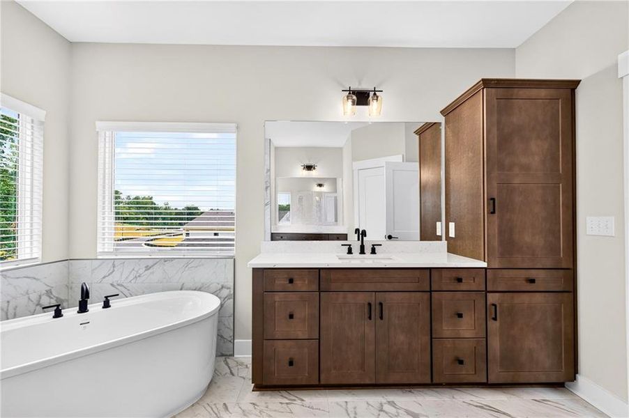 Furnished interior view inside a new home in Arbor West, Dawsonville (Image 5).