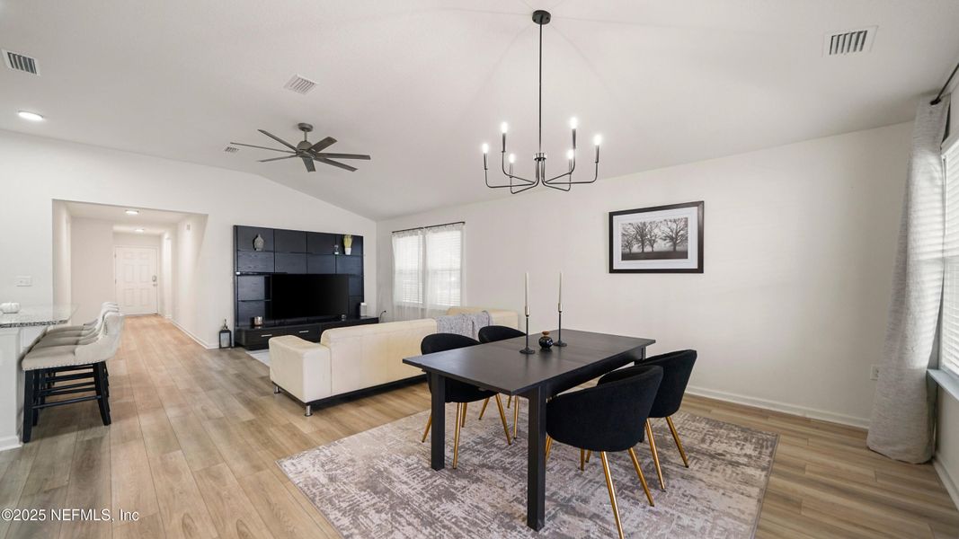 Furnished interior view inside a new home in , Jacksonville (Image 14). Furnished interior view inside a new home in , Jacksonville (Image 14).