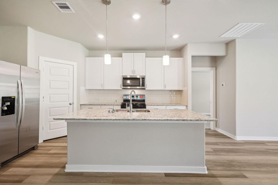 Furnished interior view inside a new home in Massey Oaks - Premier Series, Pearland (Image 11).