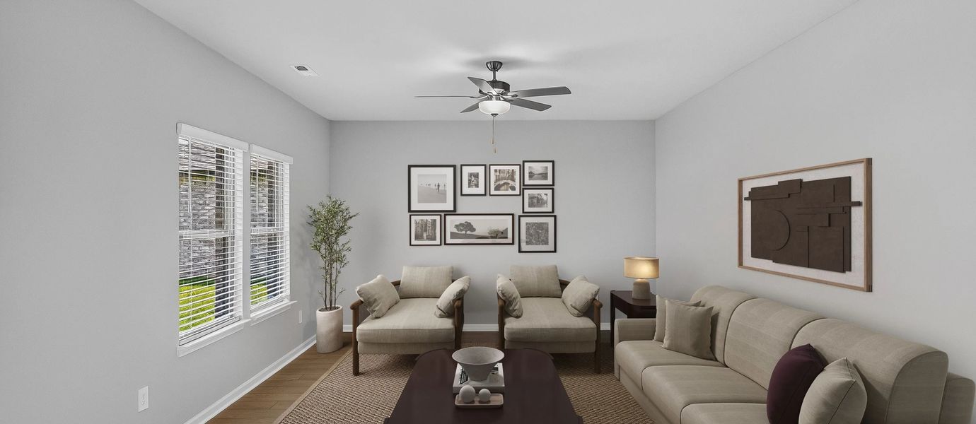 Representative furnished interior of a home built from the Fairfield by Lennar in Emerald Oaks, Warner Robins (Image 5). Representative furnished interior of a home built from the Fairfield by Lennar in Emerald Oaks, Warner Robins (Image 5).