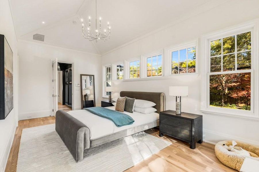 Furnished interior view inside a new home in , Atlanta (Image 38).