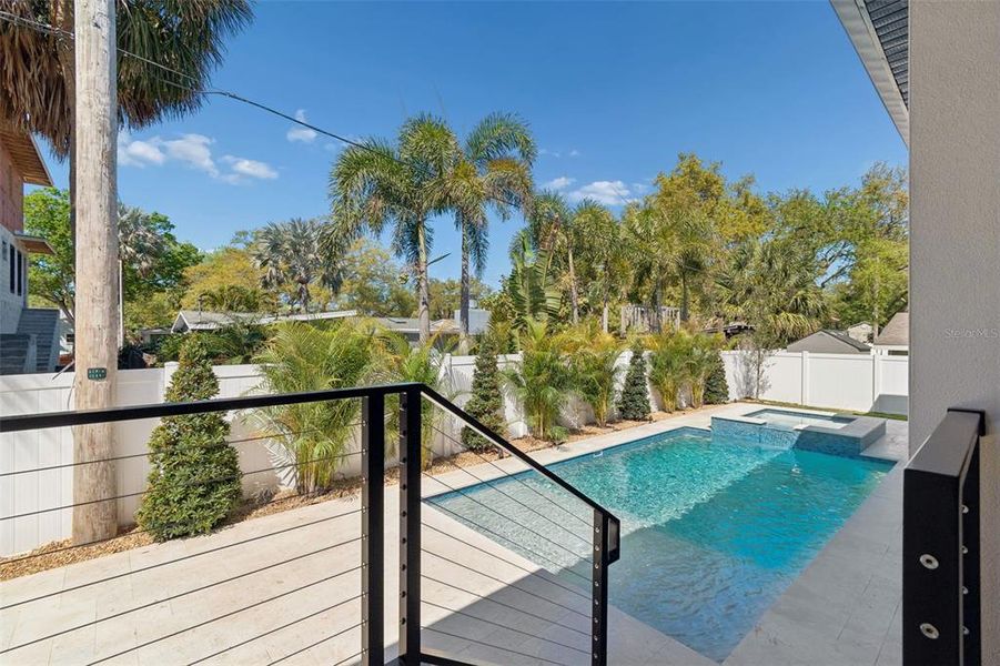 Exterior details and patio area of a home in , Tampa (Image 30).