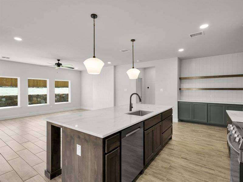 Furnished interior view inside a new home in , Springtown (Image 15).