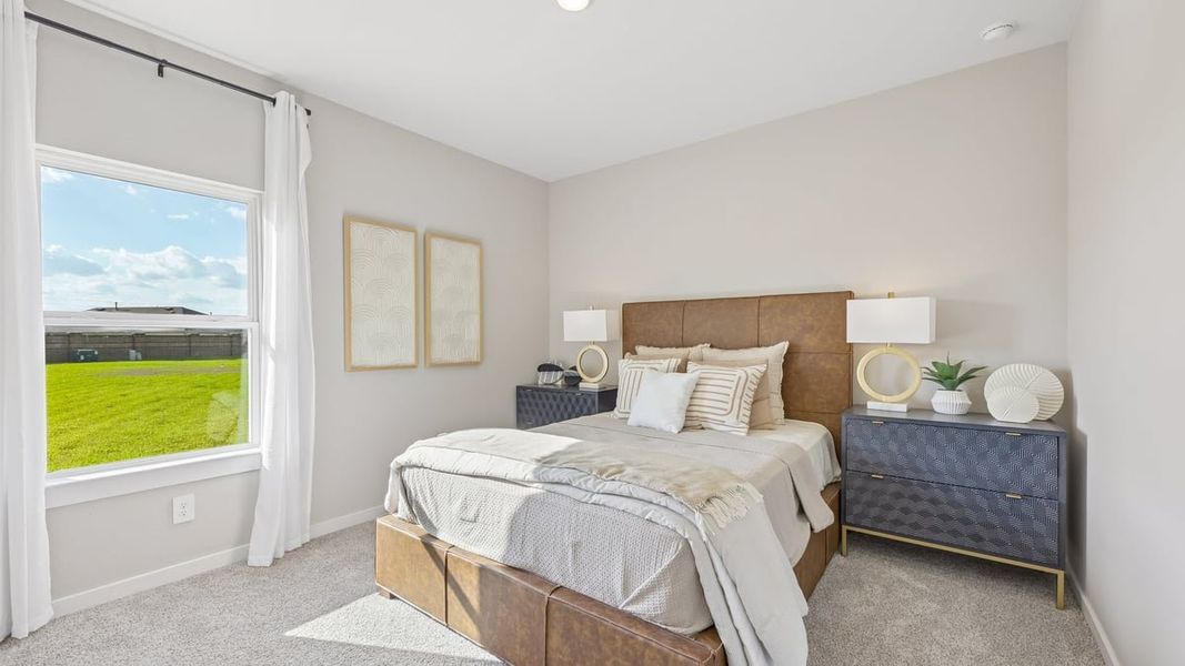 Furnished interior view inside a new home in Evergreen, Rosenberg (Image 17).
