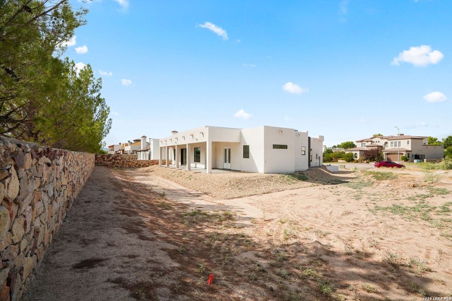 Exterior details and patio area of a home in , El Paso (Image 29).