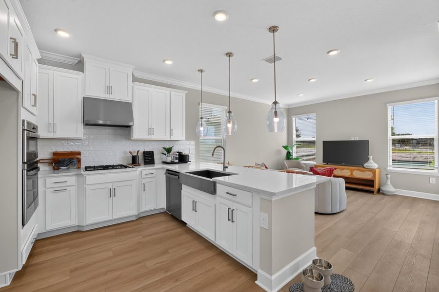 Representative furnished interior of a home built from the Boca Grande by Taylor Morrison in Firethorn, Parrish (Image 11).