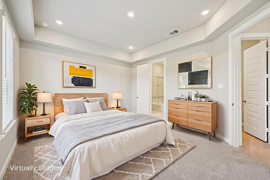 Furnished interior view inside a new home in Kemah Crossing - Luxe Series, Kemah (Image 20).