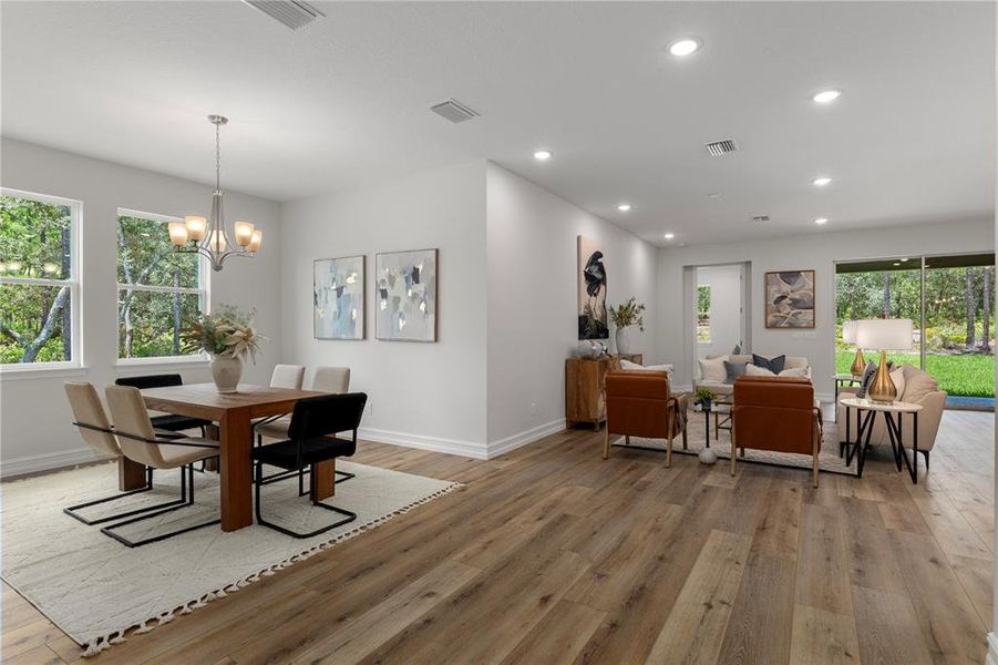 Furnished interior view inside a new home in Pine Ridge Estates, Beverly Hills (Image 44).