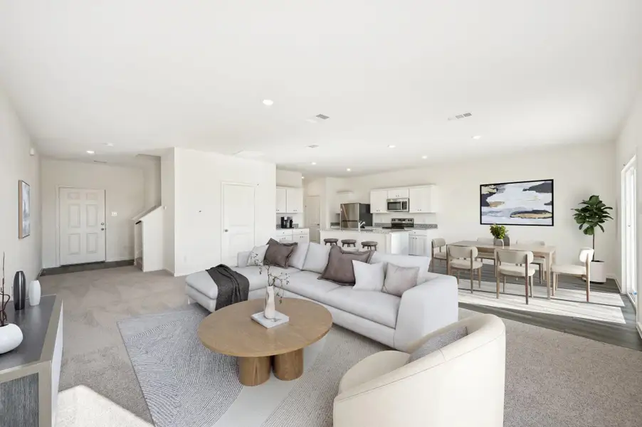 Representative furnished interior of a home built from the Discovery by Starlight Homes in Chapel Run, Montgomery (Image 8).